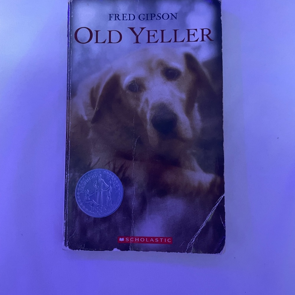 Scholastic Old Yeller Book Cover